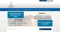 Desktop Screenshot of nationalpostdoc.org